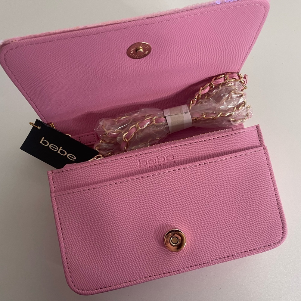 Pink sequin crossbody by Bebe - Picture 2 of 7